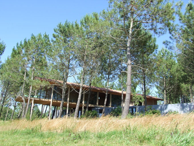 Maison d'architecte en pleine foret landaise